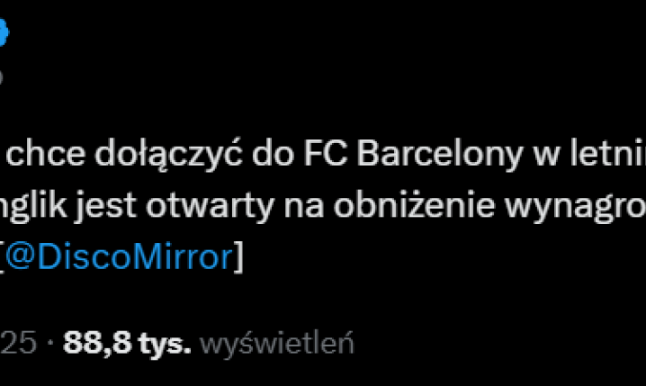GWIAZDA Premier League CHCE TRANSFERU do Barcelony!